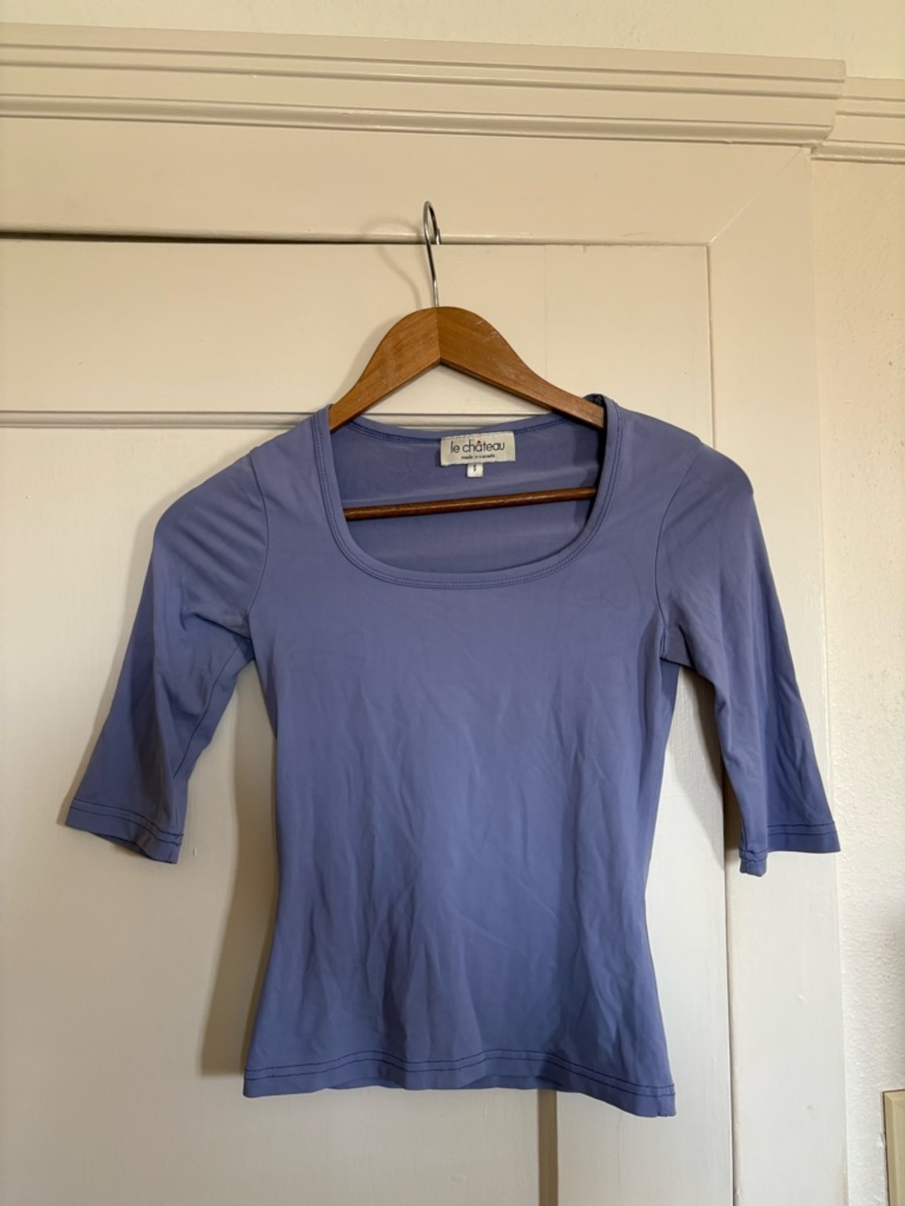 vintage lilac made in canada quarter sleeve shirt